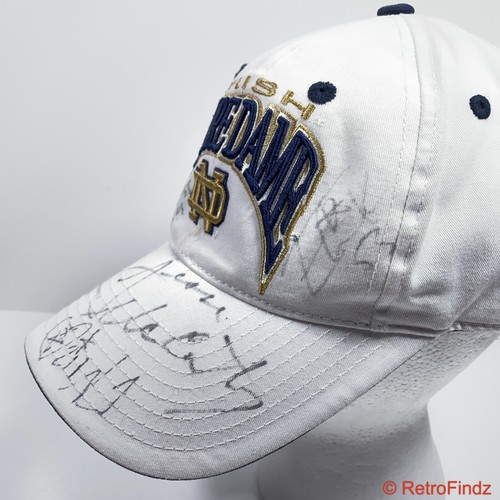 Signed Notre Dame Hat / Cap 5 Signatures (Unknown) Go Irish! - Picture 4 of 10