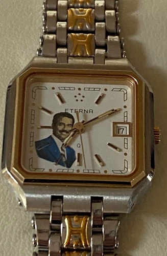 Eterna Quartz Iraq Saddam Hussein Swiss Women's Watch Special Edition White Dial - Picture 2 of 8