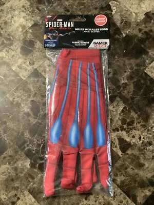 Marvel Spiderman Miles Morales 2099 Gamer Verse Adult Red Gloves Costume - Image 1 of 4