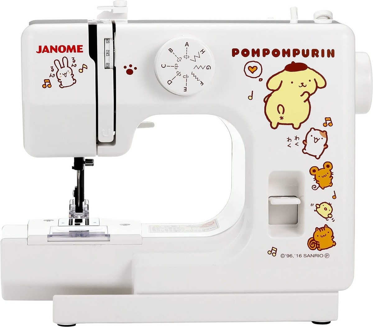 Sanrio Pom Pom Purin Sewing Machine Compact Janome PN-20 20th