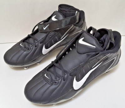 NEW Nike Air Zoom Super Bad D, Football Cleats Black White 314109-011 Size 13.5