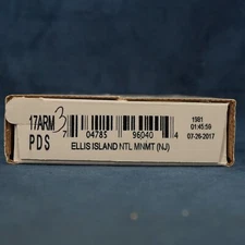 2017 PDS Ellis Island Ntl. Monument US Mint Quarter Roll Set, UNC, Sealed OGP