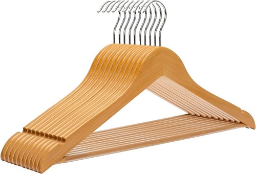 Lot De 25 Cintres En Bois Pour Adultes – Vêtements, Pantalons, Jupes