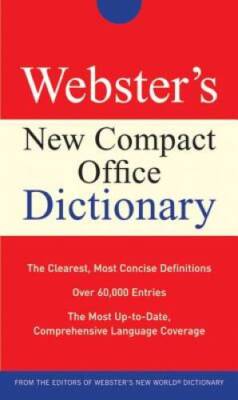 Websters New Compact Office Dictionary (Custom) - Paperback - GOOD