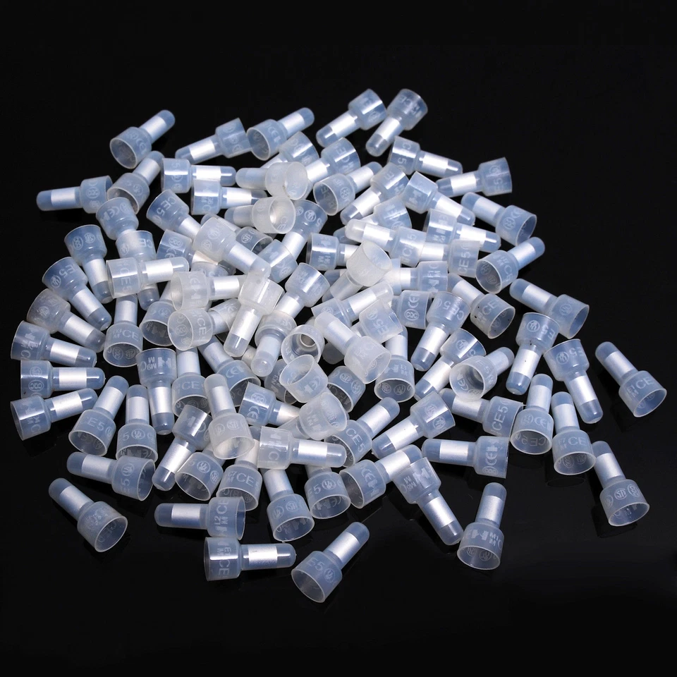 1000 件装 16-14 规格透明封闭端压接帽线 UL 认证  — 第 4/4 张图片