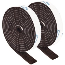 2 Rolls 1/2 x 60 Inch Felt Strip Tapes with Adhesive Backing for Furniture