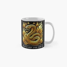 Year of the Snake: Chinese Symbol 2025 Classic Mug , Gift For Family