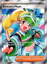 Emcee's Hype 220/182 Double Rare Destined Rivals Pokemon Holo Near Mint