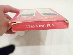 Intellivision INTV Learning Fun I 1 Video Game Complete w/ Aftermarket Overlays