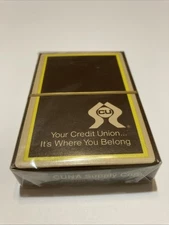 Cuna Supply Corp. Credit Union Playing Cards 1975 New Sealed Made USA Vintage