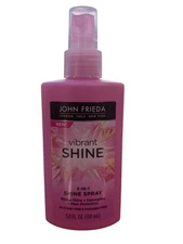 John Frieda 3-In-1 Vibrant Shine Spray Detangler Heat Protection Argon Oil Gloss