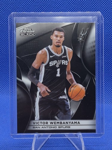 2025-26 Topps Chrome Black Basketball - Victor Wembanyama #68 Spurs