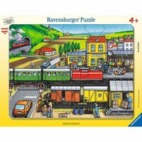 Ravensburger Kinderpuzzle Bahnfahrt Puzzle Rahmenpuzzle 41 Teile Ab 4 Jahren