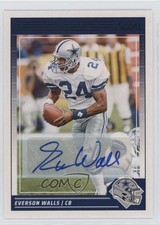 2024 Score Signatures Everson Walls #81 Auto 15ty