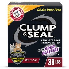 ARM  HAMMER Multi-Cat Clumping Litter 38 lb Clump  Seal Odor