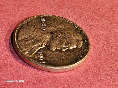 1964D Lincoln Penny, (L)(IGW) On Rim, Off-centered Strike, Die Break Errors,DDO - Picture 9 of 24