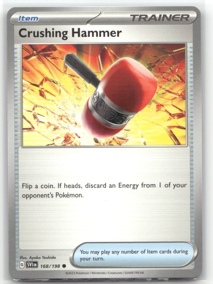 Pokemon Crushing Hammer 168/198 - SV01: Scarlet & Violet Base Set - Normal - Nea