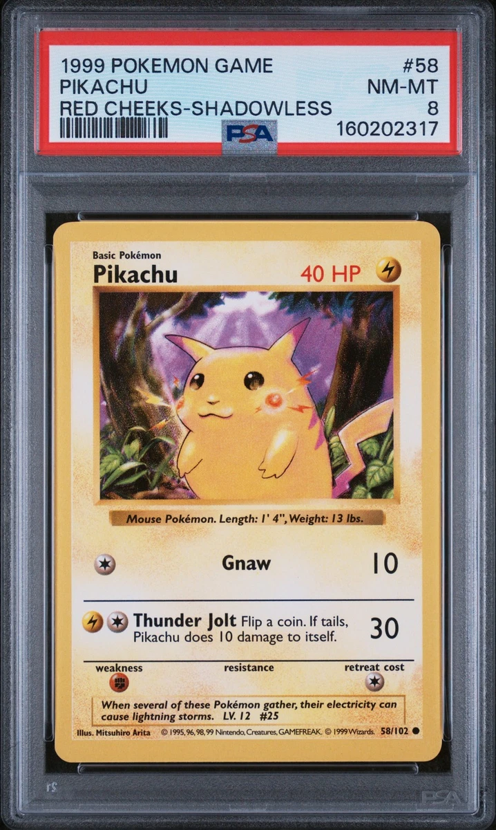 Pikachu Pokémon TCG Professional Sports Authenticator (PSA