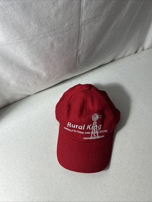 #ad Rural King America’s Farm And Home Store Adjustable Strap Red Hat $9.99