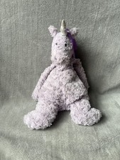 Retired Jellycat Medium Charmed Sophia Unicorn Purple Lilac Soft Plush Toy 15"