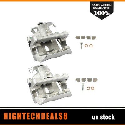 Rear Pair Brake Calipers w/ Bracket For 04-07 Mercury Monterey Ford Freestar