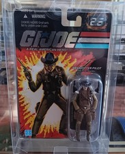 Hasbro G.I. GI Joe 25th Anniversary HelicopterPilot Wild Bill 2007 FOIL CARD MOC