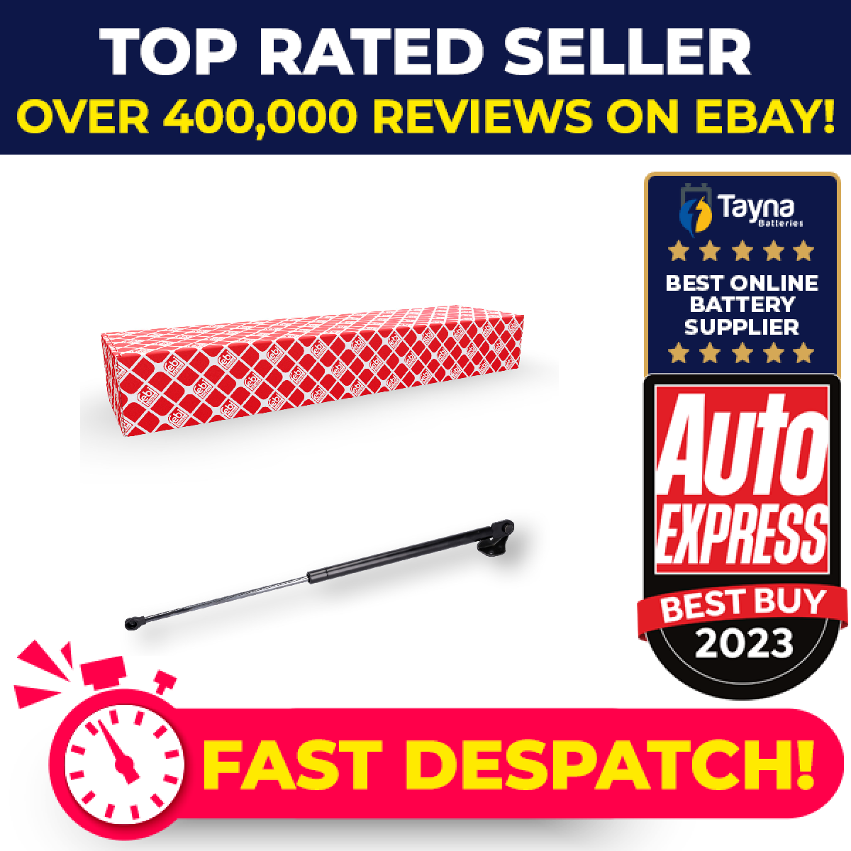 Boot Gas Strut Right 179826 Febi Spring Lift Tailgate Rear C23562620A C23562620C