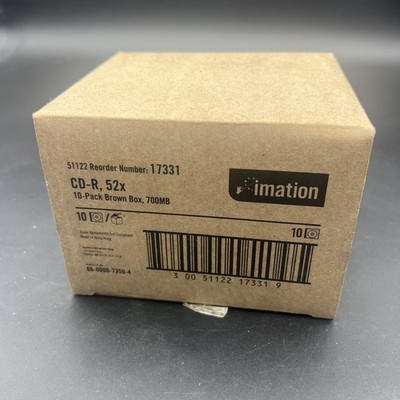 Imation Business Select CD-R 80 MIN/700MB 10-Pack 1x-52X New Old Stock