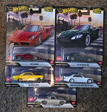 Hot Wheels Boulevard Premium 1:64 Lot 5 Enzo Ferrari DB5 '66 Nova 560 SEC