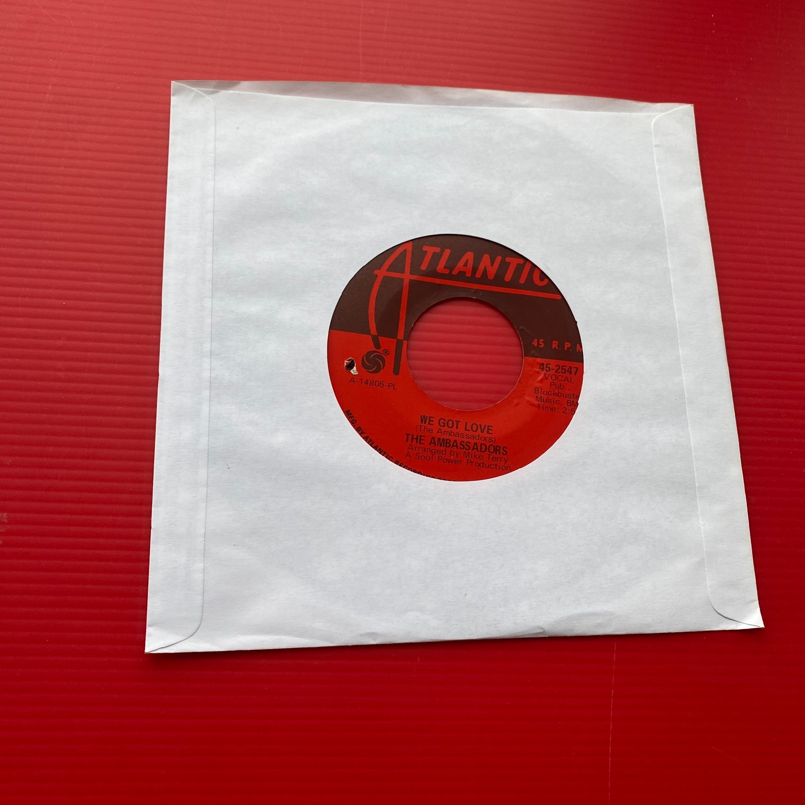 AMBASSADORS We Got Love 1968 US 7