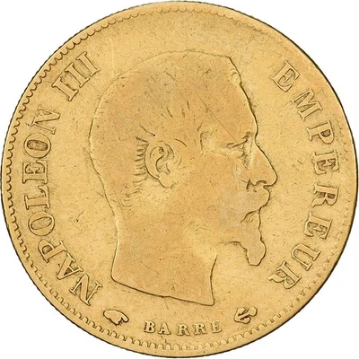 France, 10 Francs, Napoléon III, 1859, Paris, Or, TB, Gadoury:1014, KM:784.3 - Photo 1/2