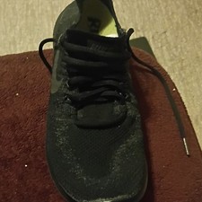 Nike Free RN Black Mesh Low Top Lace Up Men's Running Sneaker