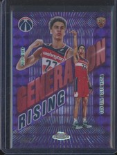 2025-26 Topps Chrome WILL RILEY RC Rookie Gen Rising Purple Geometric /75 JS1