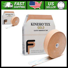Kinesio Tex Gold Elastic Therapeutic Athletic Tape 2 in x 103 ft Beige