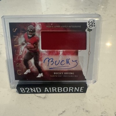 2024 Panini Origins - Rookie Jumbo Jersey Autographs Bucky Irving #RJA-BIR