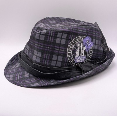 Disney Parks The Haunted Mansion Restless Spirits Fedora Hat Adult Cap Unisex
