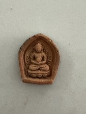 ANTIQUE MONGOLIAN TIBETAN BUDDHIST SMALL CLAY TSA TSA