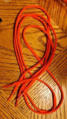 Nike Air Force 1/Dunk OVAL Athletic SHOE LACES Sneaker 42'' Bright Orange NEW!