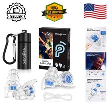 Noise Reduction Ear Plugs - Perfect for Raves, Festivals Concerts