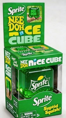 NeeDoh Limited Edition Sprite Nice Cube Suptid Squish! Squishy Stress ...