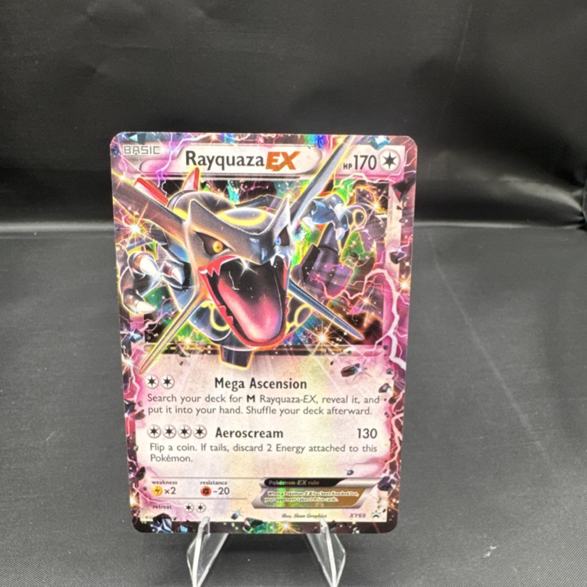 rayquaza pokemon card full art Pokémon TCG Rayquaza EX XY69 Full Art Promo Holo 170 HP XY Set