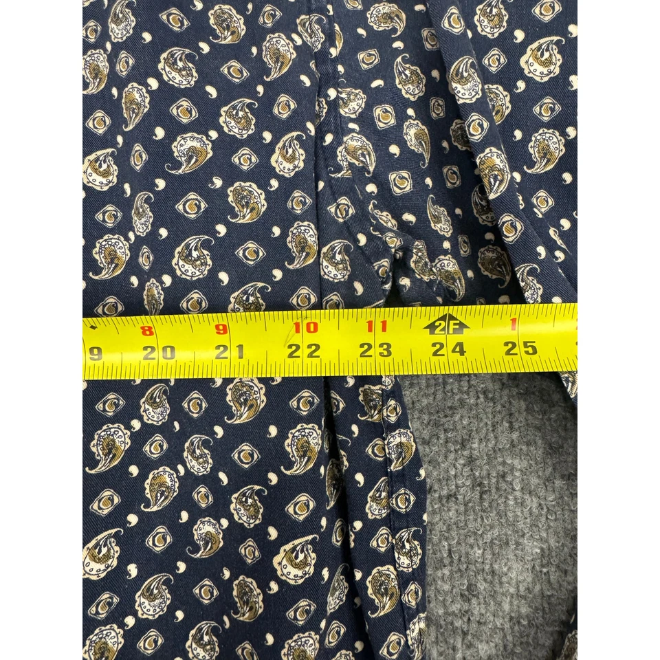 Vintage Trader Bay Men’s Paisley Oxford Button Down Shirt XLT - Image 4 of 4