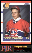 Turner Stevenson 1990-91 Score American #426 Montreal Canadiens Rookie