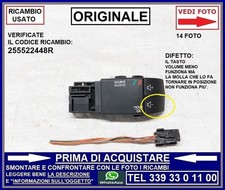 COMANDI RADIO MULTIFUNZIONE SU DEVIO VOLANTE RENAULT CLIO 4 + ALTRI