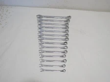 SK Tools USA Set of 14 Metric Combination Superkrome 12 Pt. Wrenches 7 - 21 mm