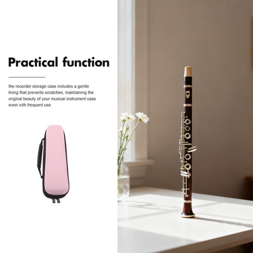  Recorder Case: Flute Case/Bag for Soprano Recorder and Flute Storage - EVA - Zdjęcie 4 z 12
