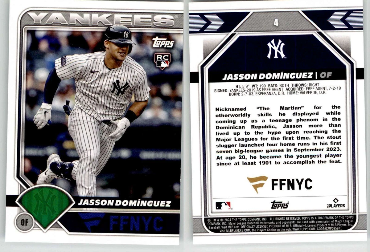2024 Topps Fanatics Fest Nyc - Jasson Dominguez #4 for sale | eBay
