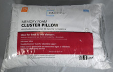 Memory Foam Cluster Bed Pillow Standard Queen