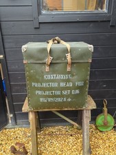 vintage British Army Military Equipment Transport Storage Case,crate,Box