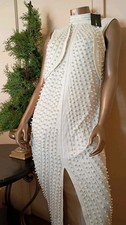 Fashion Nova Beyond The Pearl Dress Juniors Size 11 /13 Large (Needs New Zipper)